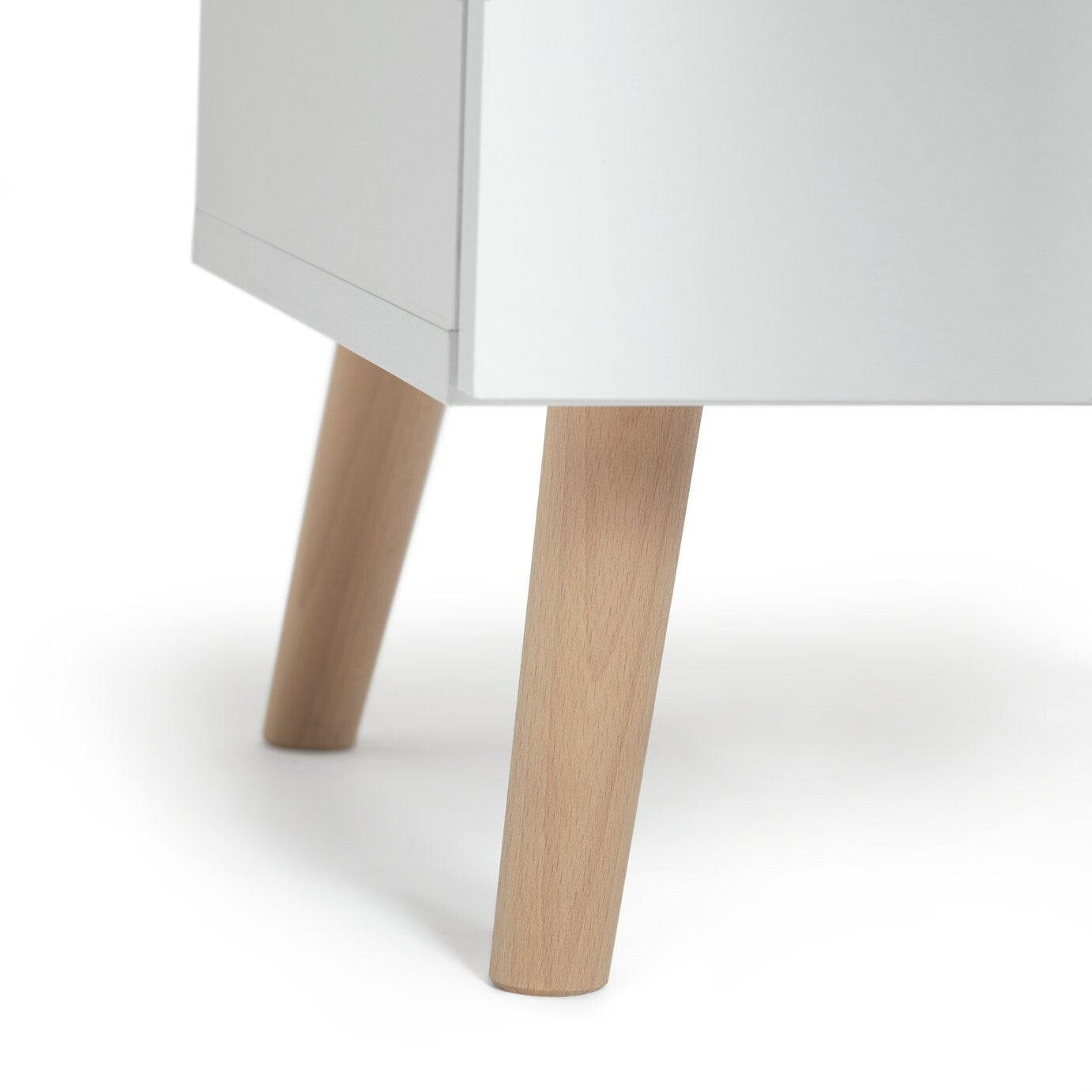 Habitat Skandi 5 Drawer Tallboy - White Two Tone ( B Grade 20386)
