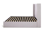 Kempley Double End Lift Ottoman Bed - Grey | Space Saving Sleep Solution