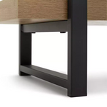 Habitat Loft Living Tall Steel Bookcase - Oak