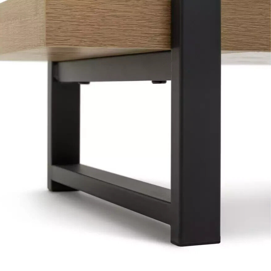Habitat Loft Living Tall Steel Bookcase - Oak