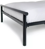 Home Avalon Single Metal Bed Frame Black | Modern Bedroom Furniture Kids Adults