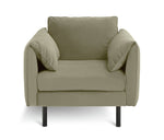 Habitat Bexley Fabric Cuddle Chair in a Box - Olive
