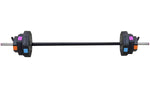 Opti Vinyl Barbell Set 20kg | Strength Training Weights Home Gym Equipment