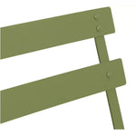 Habitat Eve 4 Folding Metal Garden Chairs - Light Green
