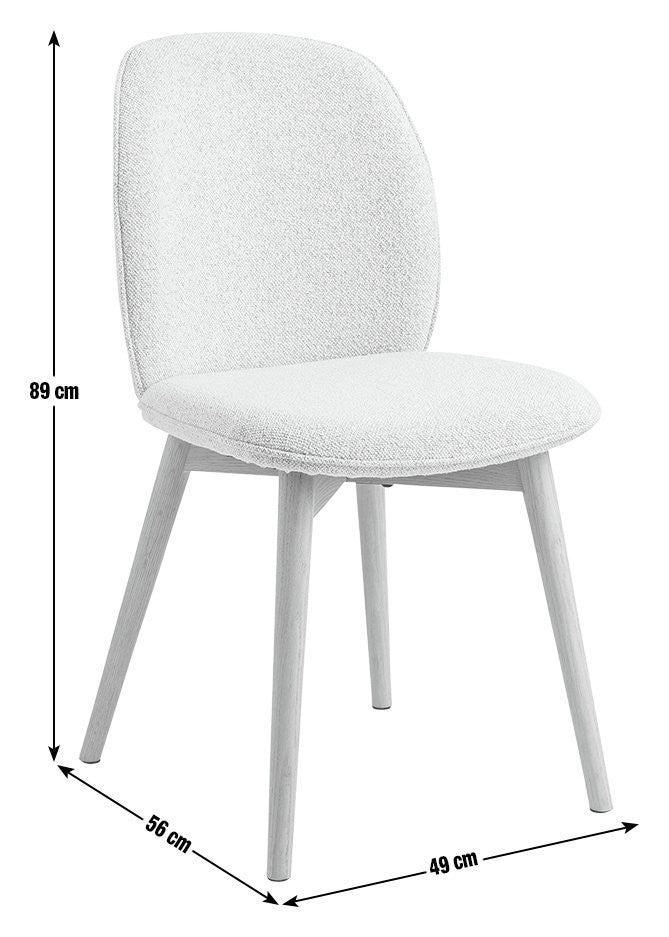 Laurel Pair of Fabric Dining Chairs - Dark Green | Rich Color Accent