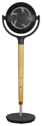 Habitat Air Circulation Black Pedestal Fan - 7 Inch