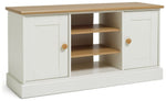 Home Winchester 2 Door TV Unit - Cream | compact TV stand