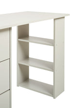 Home Malibu 3 Drawer Office Desk - Light Grey ( B Grade 40769 )