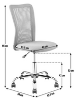 Reade Mesh Office Chair - Grey