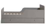 Brooklyn Toddler Bed With Drawer - Grey | Kids Bed, Storage, Low Frame