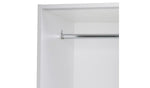 Home Nova 3 Door Sliding Wardrobe - White