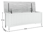 Bournemouth Storage Bench - Blue