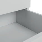 Home Brisbane 3 Drawer Bedside - Grey