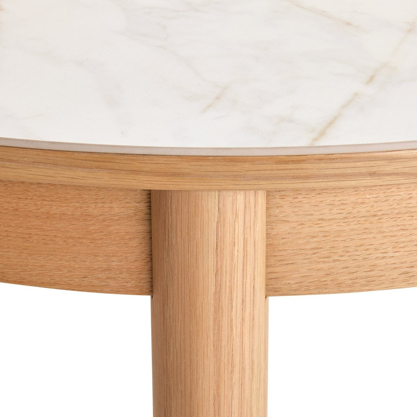 Lex Wooden 4 Seater Dining Table - Oak | Minimalist Scandi Style