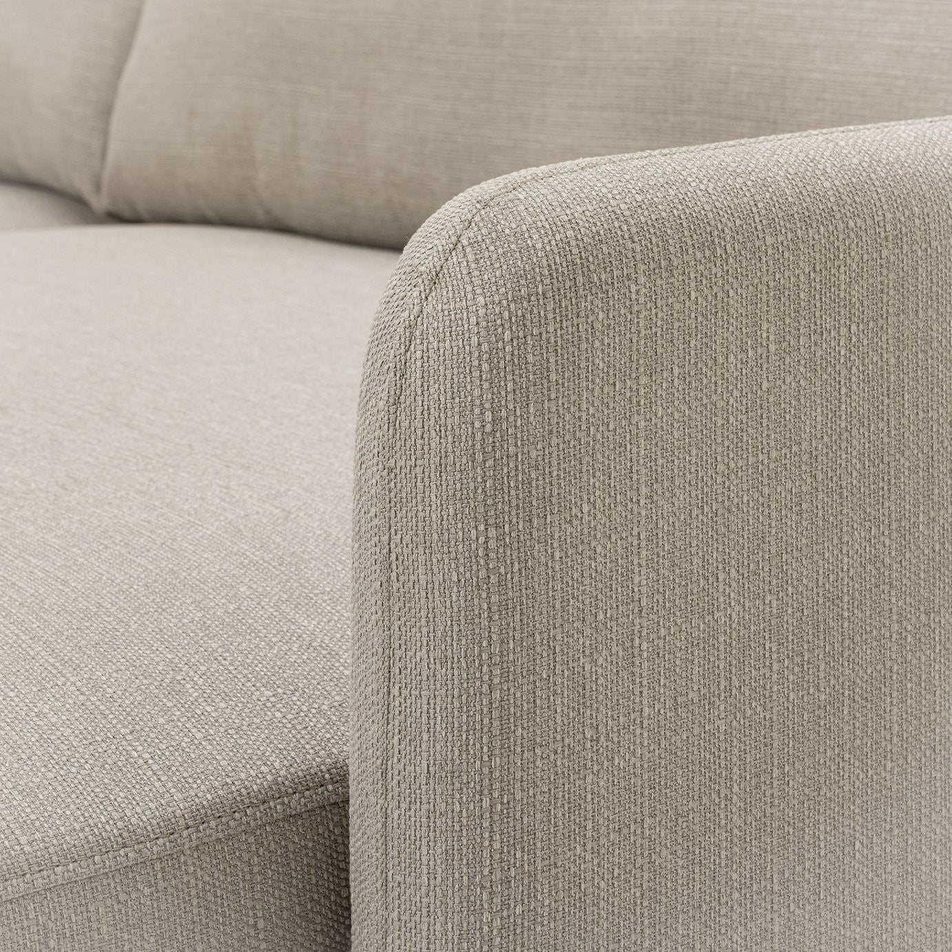 Stanley Fabric 3 Seater Sofa Bed - Natural | Sofa Bed's Smart Design