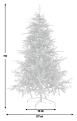 7ft Natural Upswept Mixed Tip Christmas Tree