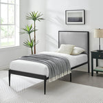 Home Sadie Single Metal Bed Frame - Black | Single black bed frame