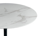 Tulip Marble Effect 4 Seater Dining Table | Round Kitchen Dining Room