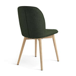 Laurel Pair of Fabric Dining Chairs - Dark Green | Rich Color Accent