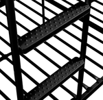 Mason Single Bunk Bed For Kids / Adults / Teenager -Black 2 Memory Foam Mattress
