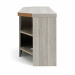 Home Venice 2 Drawer Large Corner TV Unit Grey | Modern Entertainment Furniture