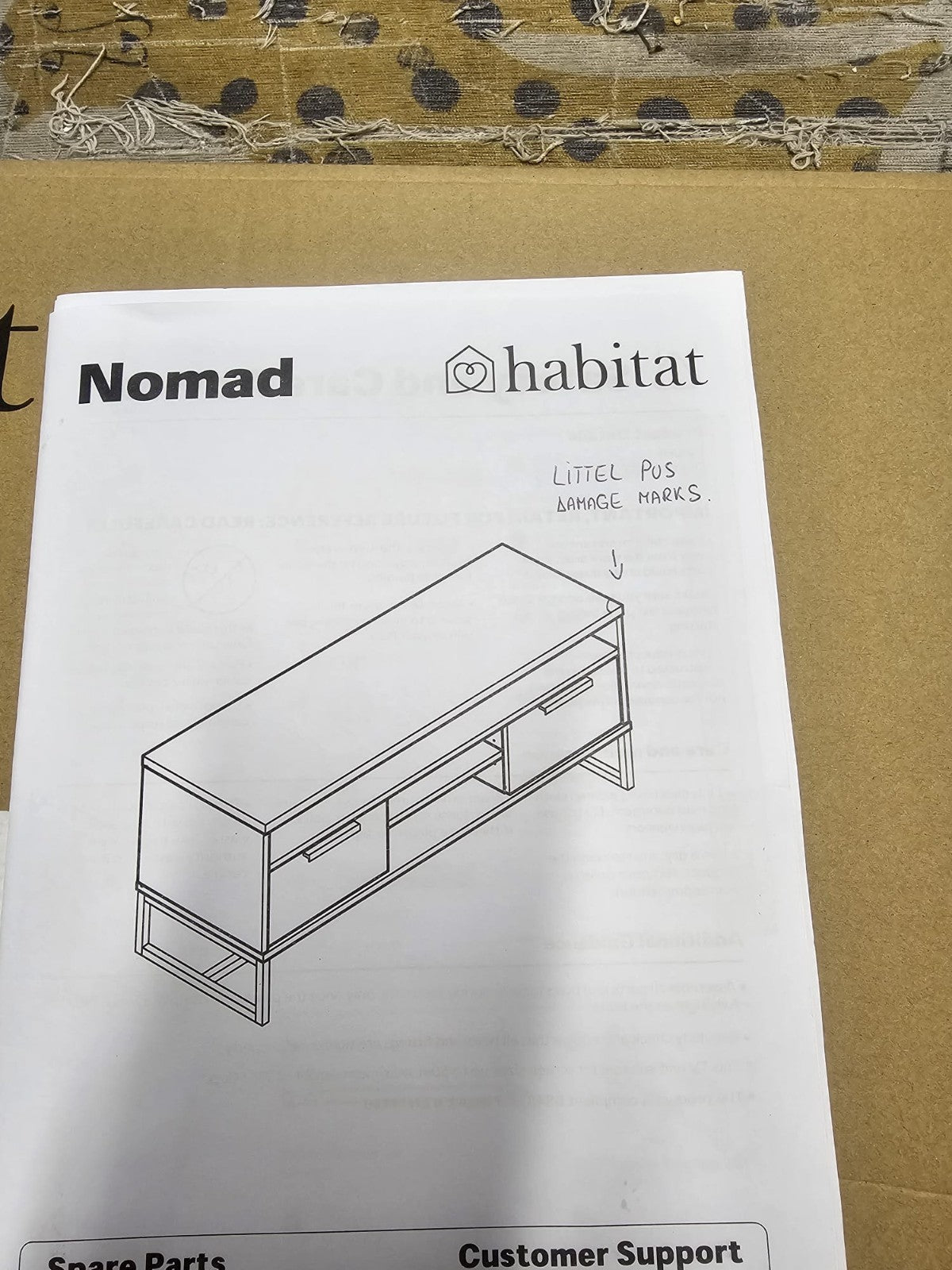 Nomad TV Unit - Oak Effect ( B Grade )