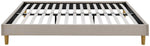 Arthur Platform Kingsize Bed Frame - Natural | Sleek low profile platform bed
