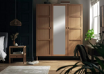 Radius 3 Door Wardrobe - Oak