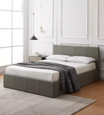 Lavendon Small Double Side Open Ottoman Bed- Grey (B GRADE 1061.)