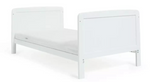 Baby Elegance Travis Baby Cot Bed with Mattress - White