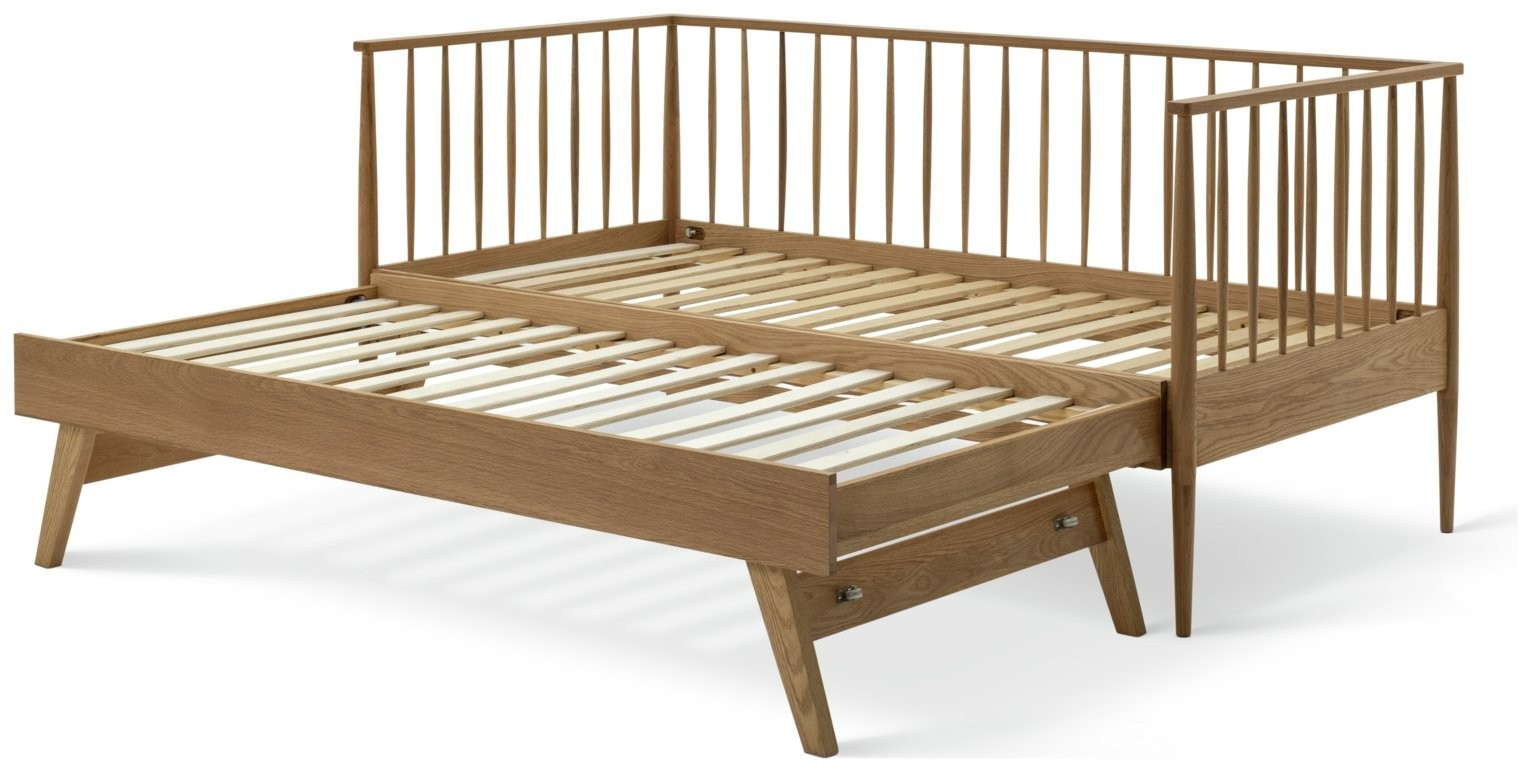 Chiltern Trundle Day Bed - Oak | Multi-functional Guest Setup