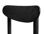 Habitat Hanna Pair of Wood Dining Chairs - Black