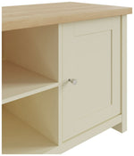 GFW Lancaster 2 Door TV Unit - Cream | 2 door TV unit