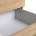 Brisbane 3 Drawer Bedside - Oak
