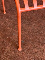 Indu 2 Seater Metal Garden Bench - Red (S)