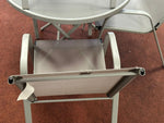 Home Sicily 4 Seater Metal Patio Set Grey | Outdoor Garden Table Chairs ( S )