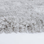 Airmaster Plain Silver Shaggy Rug - 230x160cm