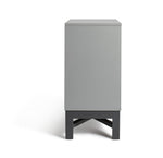 Zander Textured Small Sideboard - Grey | Modern Storage Cabinet