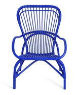 60 Wyatt Rattan Chair - Blue