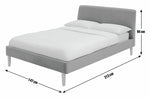 Ren Double Fabric Bed Frame - Moss Green | Modern Bedroom Style