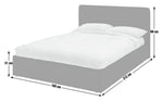Home Pandora Kingsize End Lift Ottoman Bed - Green | lift-up storage bed