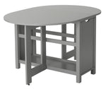 Home Butterfly Ext Grey Dining Table & 4 Grey Chairs | Modern Home Dining
