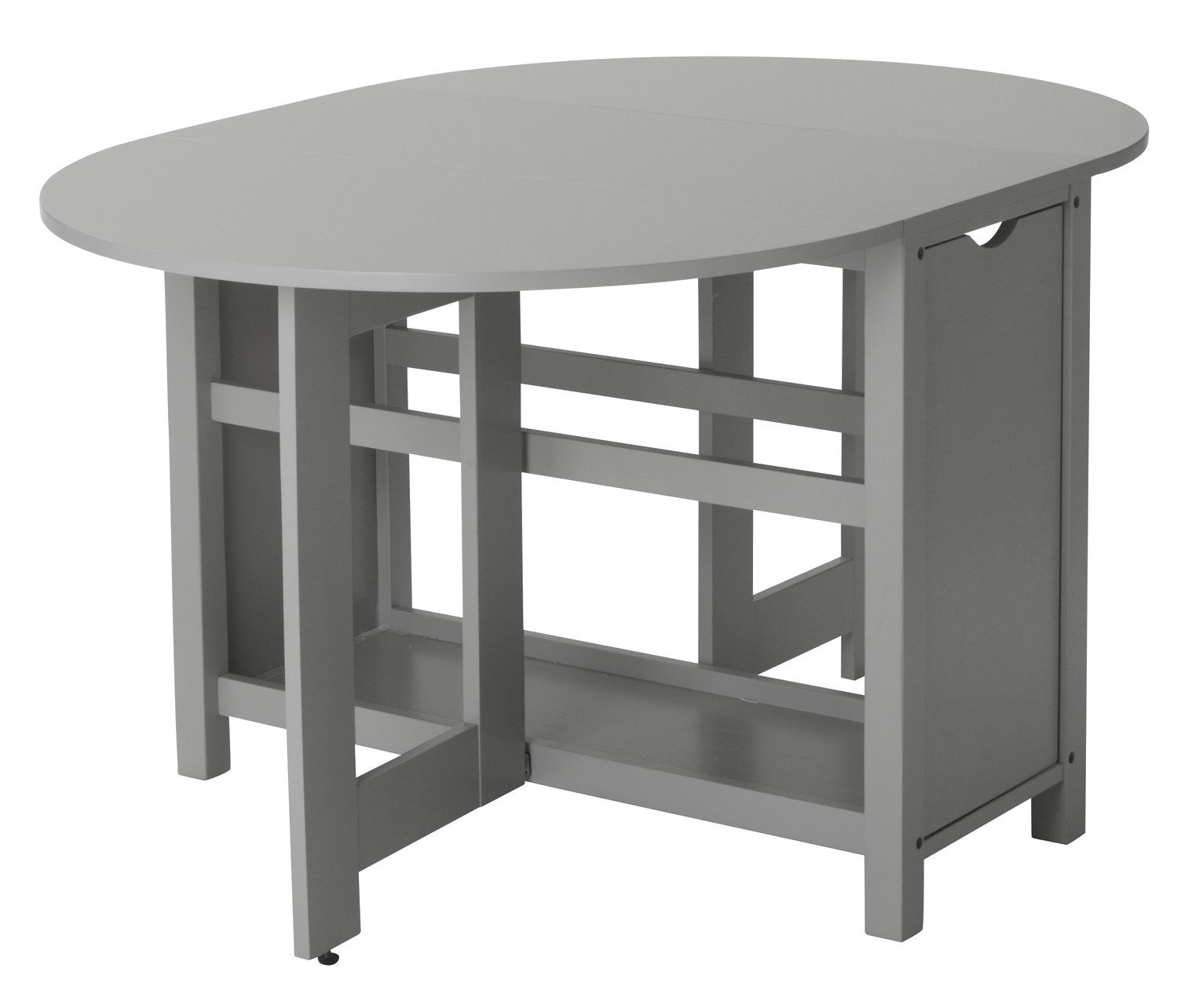 Home Butterfly Ext Grey Dining Table & 4 Grey Chairs | Modern Home Dining