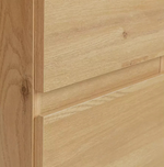 Home Jenson Double Pedestal Dressing Table Oak Effect (B GRADE)