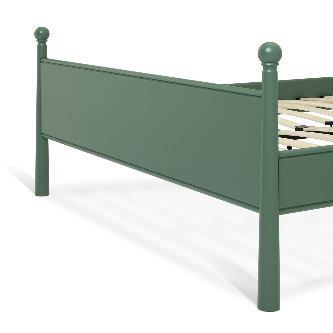 x Morris & Co. Kingsize Bed Frame - Green | Elegant Upholstered Comfort