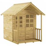 Meadow Cottage Wooden Playhouse | Kids Outdoor Garden Playhouse
