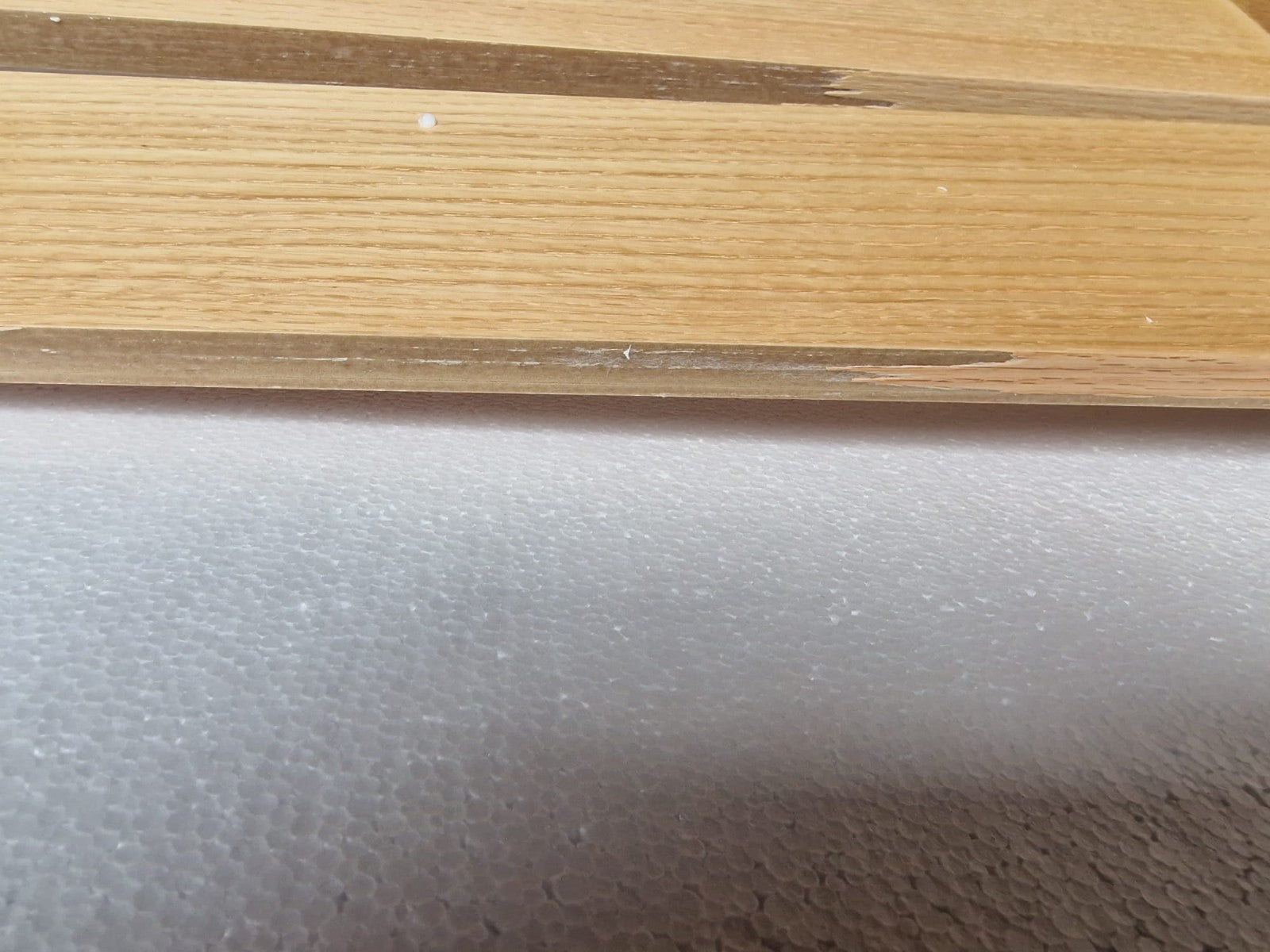 Radius Kingsize Wooden Bed Frame - Oak ( B Grade )