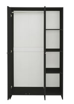 Home Seville 2 Door Open Shelf Wardrobe - Anthracite (B Grade)