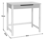 Habitat Kids Billie Desk With Storage - Grey