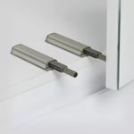 Jenson 3 Door 4 Drawer Mirror Wardrobe - White Gloss ( B Grade )